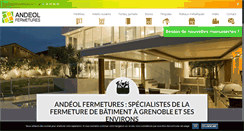 Desktop Screenshot of andeol-fermetures-grenoble.fr